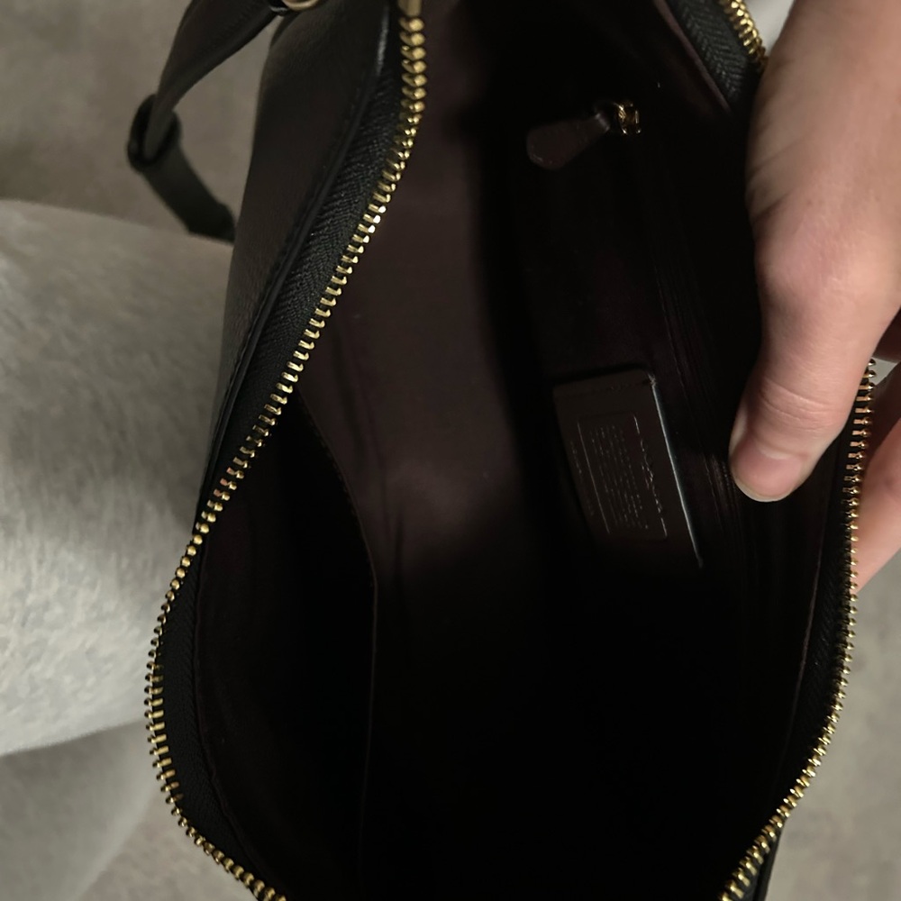 Coach Teri Hobo Bag with Gold Accents - Picture 9 of 12